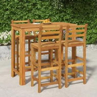 Detailed information about the product 5 Piece Garden Bar Set Solid Wood Acacia