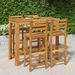 5 Piece Garden Bar Set Solid Wood Acacia. Available at Crazy Sales for $419.95