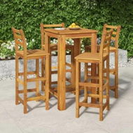 Detailed information about the product 5 Piece Garden Bar Set Solid Wood Acacia