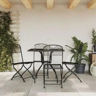 Detailed information about the product 5 Piece Garden Dining Set Anthracite Metal Mesh