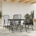 5 Piece Garden Dining Set Anthracite Metal Mesh. Available at Crazy Sales for $399.95