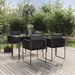 5 Piece Garden Dining Set Black. Available at Crazy Sales for $589.95