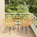 5 Piece Garden Dining Set Poly Rattan. Available at Crazy Sales for $539.95