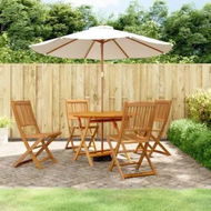 Detailed information about the product 5 Piece Garden Dining Set Solid Wood Acacia