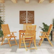 Detailed information about the product 5 Piece Garden Dining Set Solid Wood Acacia