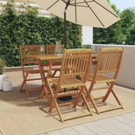 Detailed information about the product 5 Piece Garden Dining Set Solid Wood Eucalyptus