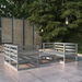 5 Piece Garden Lounge Set Grey Solid Pinewood. Available at Crazy Sales for $309.95