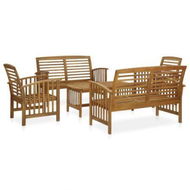 Detailed information about the product 5 Piece Garden Lounge Set Solid Acacia Wood