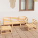 5 Piece Garden Lounge Set Solid Pinewood. Available at Crazy Sales for $359.95