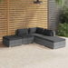 5 Piece Garden Lounge Set with Cushions Poly Rattan Grey. Available at Crazy Sales for $609.95