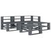 5 Piece Garden Pallet Lounge Set Wood Grey. Available at Crazy Sales for $419.95