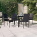 5 Piece Outdoor Dining Set Black. Available at Crazy Sales for $449.95