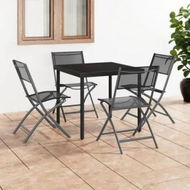 Detailed information about the product 5 Piece Outdoor Dining Set Steel