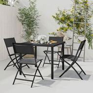 Detailed information about the product 5 Piece Outdoor Dining Set Steel