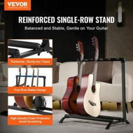 Detailed information about the product 5-Space Guitar Stand Floor-Standing Foldable Rack Hold Up to 5 Guitars