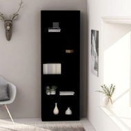 Detailed information about the product 5-Tier Book Cabinet Black 60x24x175 cm Chipboard