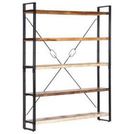 Detailed information about the product 5-Tier Bookcase 140x30x180 Cm Solid Reclaimed Wood