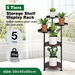 5 Tier Plant Stand Flower Pot Metal Corner Shelf Holder Indoor Display Unit Outdoor Garden Plywood Storage Rack. Available at Crazy Sales for $24.99