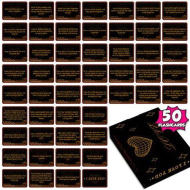 50 Couples Conversation Cards,Dating Card Game for Couples,Enjoy Better Relationships and Deeper Intimacy,Date Night,Valentine Card Games