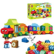 Detailed information about the product 50 Piece Alphabet Train Building Toy Stacking Blocks with ABC Letters for Learning Christmas Holiday Gift Ideas