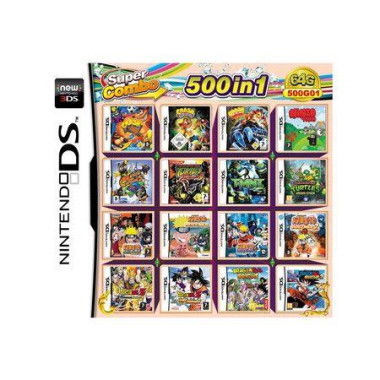 500-in-1 Game Card Super Combo Game Cartridge For Most DS/2DS/3DS Consoles Of Game Consoles.