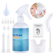 Detailed information about the product 500mL Ear Cleaning Irrigation Kit Ear Wax Removal Tool Water Washing Syringe Squeeze Bulb Ear Cleaner For Earwax