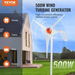 500W Wind Turbine Generator 12V Wind Turbine Kit 3-Blade Wind Power Generator with MPPT Controller Adjustable Windward Direction & 2.5m/s Start Wind Speed. Available at Crazy Sales for $249.95