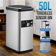 Detailed information about the product 50L Smart Sensor Bin Kitchen Rubbish Recycling Bin Infrared Motion Sensor Trash Waste Bin