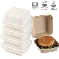 Detailed information about the product 50pcs Disposable Bento Food Containers Baking Dessert Cake Bowl packaging Burger Snack Boxes Microwavable Home