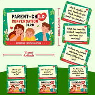 Detailed information about the product 50pcs Parent Child Conversation Cards For Enhanced Communication Connect with Your Family Get to Know Yourself Better For Parties and Trips