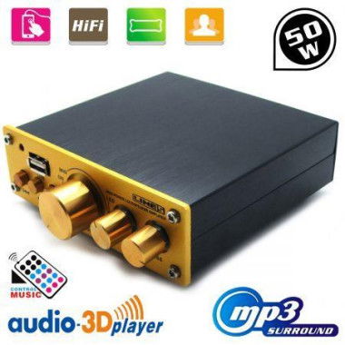 50W Digital Power Hi-Fi Amplifier With Stereo 2.1