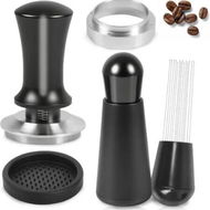 Detailed information about the product 51MM Espresso Accessory Kit,Includes Spring-Loaded Calibrated Tamper,WDT Tool,Dosing Funnel,Fits 51MM Espresso Machines And Portafilters.