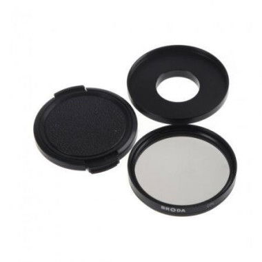 52mm CPL Circular Polarizer Lens Filter + Adapter + Protective Cap For GoPro 3 3+