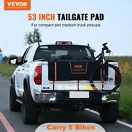 Detailed information about the product 53-inch Tailgate Pad 5-Bike Pickup Truck Bed Tailgate Pad Protector Cover