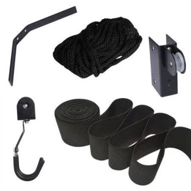 54KG Kayak Hoist Bike/ Ladder Lift Pulley System Garage Ceiling Storage Rack