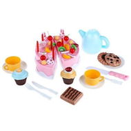 Detailed information about the product 54Pcs DIY Cutting Birthday Cake Simulation Toy Set Toy Playing House Game