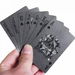 54PCS Durable Waterproof Black Gold Foil Poker Playing Card Deck Gift Board Game. Available at Crazy Sales for $22.95