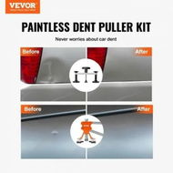 Detailed information about the product 56 PCS Dent Removal Kit, Paintless Dent Repair Kit with Golden Lifter, Bridge Puller, Car Dent Puller with Puller Tabs, Hot Glue Gun for Auto Body Dents, Hail Damage, Door Ding