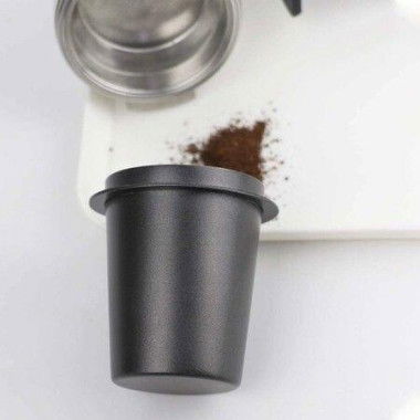 58mm Coffee Dosing Cup Stainless Steel Coffee Powder Feeder Part For Coffee Tamper Espresso Coffee Machine Tools