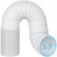 Detailed information about the product 5.9 Inch 150mm Length Portable AC Air Conditioner Hose Anti-Clockwise Counter-Clockwise Thread Support Up to 2M