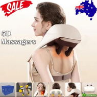 Detailed information about the product 5D Massagers for Neck and Shoulder with Heat Goletsure Pain Relief Deep Kneading Brown