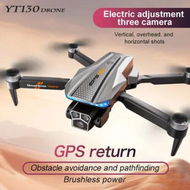 Detailed information about the product 5G Drone GPS Brushless Three-Camera Aerial Photography Optical Flow Positioning Four-Sided Obstacle Avoidance 2 Batteries Long Flight Time