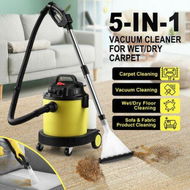 Detailed information about the product 5in1 Carpet Cleaner Vacuum Floor Sofa Wet and Dry Vac Mop Cleaning Machine Portable Smart with Wheels