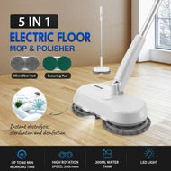 Detailed information about the product 5in1 Electric Spin Mop Cordless Floor Cleaner Sterilization Waxing Polisher Sweeper Washer Tile Wood Dry Wet Cleaning Machine Disinfection