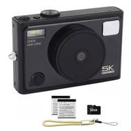 Detailed information about the product 5K 64MP Compact Digital Camera,Dual Lens 2.8inch IPS HD Screen Autofocus Cameras,Large Flash Beauty Filter 18X Zoom Travel Video Vlogging Camera,Black