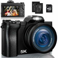 Detailed information about the product 5K Digital Camera,WiFi Vlogging Camera with 32G SD Card,48MP Autofocus Compact Camera 6-Axis Stabilization Travel Camera