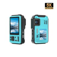 Detailed information about the product 5K Underwater Camera, 64MP 5 Meters Waterproof Digital Camera with 32GB Card, Autofocus Floatable Waterproof Camera for Snorkeling, Surfing, Swimming