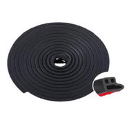 Detailed information about the product 5M Car Door Rubber Seal Strip, Automotive Weather Stripping Double Layer Auto Weatherstrip Universal Self Adhesive Soundproof Sealing Strip