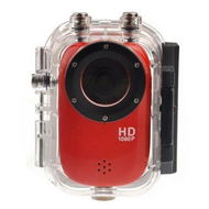 Detailed information about the product 5MP CMOS 1080P HD 140-degree 30m Waterproof Sports Cycling Diving DVR With HDMI / TF - Red.