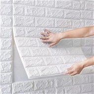 Detailed information about the product 5pcs DIY 3D Wall Sticker Wallpaper Foam Soft Brick Self Adhesive Waterproof Mould Proof Room Home Living Room Bathroom Kitchen Bedding Room Decoration